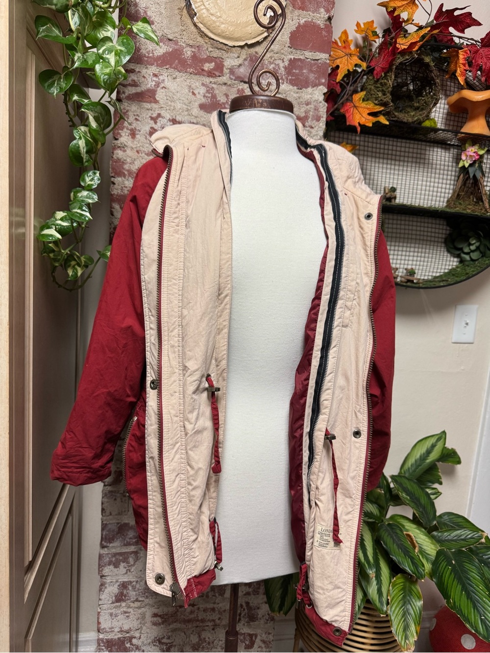Vintage 80s London Fog Outdoors Unlimited Parka Jacket XS Petite